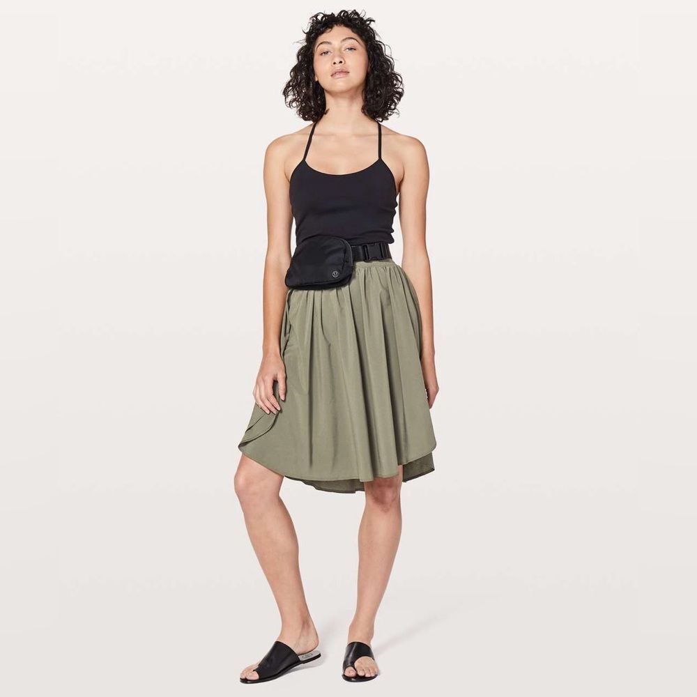 lululemon athletica Olive Green Skirt